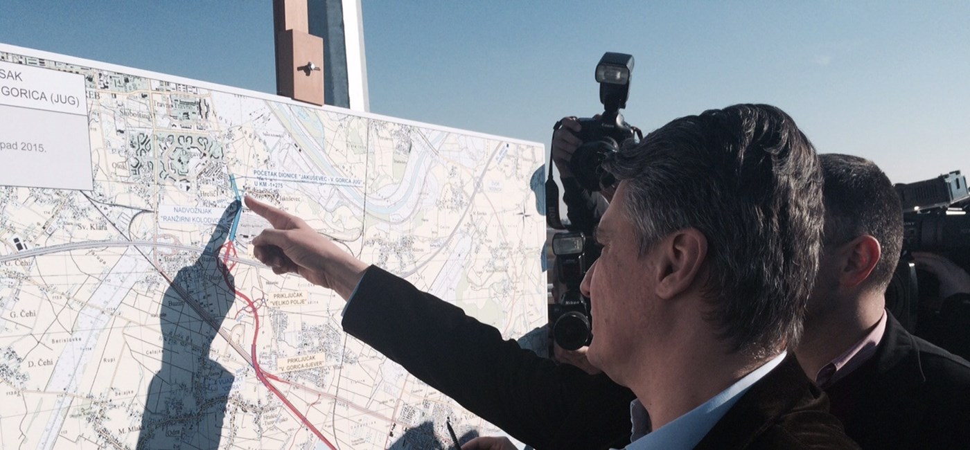 Predsjednik Vlade Milanović obišao novoizgrađenu dionicu Jakuševec-Velika Gorica autoceste Zagreb-Sisak